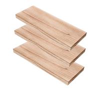 Mobestech 3 Pezzi Mensola Scaffali Mensole Sospese a Led Tappetino Da Bagno Verde Scuro Mensole Sospese Bianche Rastrelliere Rotante Da Bagno Arredamento Scaffali Di Legno Marrone Chiaro
