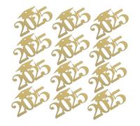 Mobestech 30 Pezzi Pezzo Di Carta Del 2025 Accessori Per La Laurea Tavolo Centrotavola Per Festa Di Laurea Forniture Per La Festa Di Laurea Coriandoli Di Diploma Decorazione Etichetta Golden