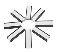 Mobestech 30 pezzi Porta Etichette Magnetiche C Scorrimento Supporto Resistente per Organizzazione Scaffali Ufficio e Magazzino Facile da Installare e Rimuovere per Etichette per Mensole