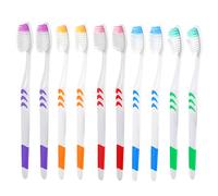 Mobestech 30pezzi Spazzolini Da Denti Usa e Getta Per Famiglia Setole Di Sicuri e Igienici Per Pulizia Orale Viaggio o Uso Quotidiano Confezione