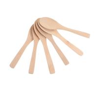 Mobestech 36 pezzi Cucchiaini in Legno Naturale per Maschere Viso Spatole Facciali Multiuso per Uso Domestico e Centri di Bellezza Accessori Sicuri e Pratici per Trattamenti DIY