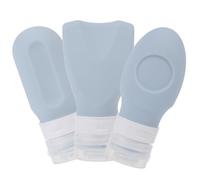 Mobestech 3pezzi Bottiglie da Viaggio in Silicone Contenitori per Cosmetici Portatili Flaconi Ricaricabili per Articoli da Toeletta di Perdite per Lozioni e Saponi Liquidi