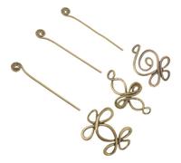 Mobestech 3pezzi Forcine per Capelli Cinesi in Lega Stile Vintage Accessori Decorativi in Metallo per Chignon Updo Adatti Matrimoni Feste e Celebrazioni Tradizionali