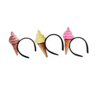 Mobestech 3pezzi Gelato Forma Fascia Per Capelli Antiscivolo Comoda Fascia Per Lavaggio Viso Fascia Per Spa Ragazze Adolescenza Per Doccia Per Viso Spa Per Lavaggio Preparazione Per Capelli