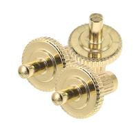 Mobestech 3pezzi Perni per Ponte della Chitarra Viti per Ponte della Chitarra Elettrica Inserti di Montaggio per Basso Elettrico Parti di Ricambio per Strumenti Musicali