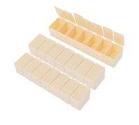 Mobestech 3pezzi Portapillole Portatile Con Design Compatto e Pratico Organizer Per Medicinali Viaggio Scomparti Separati Per Mantenere Le Proprietà Delle Pastiglie Materiale Facile Da