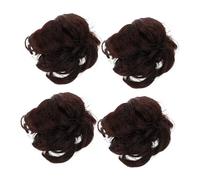 Mobestech 4 Pezzi Clip per Capelli Ricci per Chignon Accessori per Acconciature Sposa con Tenuta Forte Fermagli per Capelli Forma di Ciambella per Updo Romantici e Stile Naturale