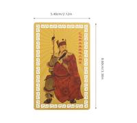 Mobestech 4 Pezzi Feng Shui Amulet Card Anno del Serpente Portafortuna Leggero in Lega Alluminio-magnesio Talismani Tradizionali Cinesi per Protezione e Buona Fortuna Decorazioni Portatili