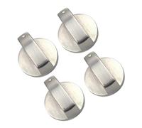 Mobestech 4 Pezzi Manopole Di Accensione e Spegnimento in Metallo Per Stufa a Gas Manopole Regolabili Indicatore Per Compatibili Alberi Da 6 Mm