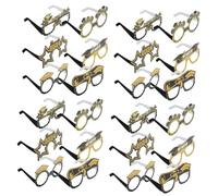 Mobestech 4 Set Occhiali Per La Stagione Della Laurea Articoli Per Feste Occhiali A LED A Forma Di Foto Accessori Per Feste Di Addio Nubilato Occhiali Da Donna Occhiali Da 12 pezzi*4