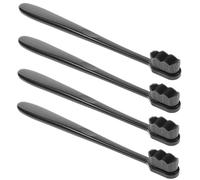 Mobestech 4pezzi Spazzolini Da Viaggio Per Adulti Con Setole Extra Morbide Perfetti Per Campeggio e Attività All Aperto Design Ergonomico e Compatti Per La Tua Igiene Orale