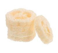 Mobestech 5 pezzi Portasapone in Luffa Naturale Base Sapone Esfoliante e Organizer per Bagno Supporto Portasapone Leggero e Multiuso per Doccia Cucina e Lavabo