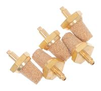 Mobestech 5 Pezzi Ugello Filtro in Rame M5 per Macchina del Fumo Silenziatore Aria in Ottone per Sistemi Pneumatici Riduttore di Rumore Compatibile per Effetti Speciali su Palco