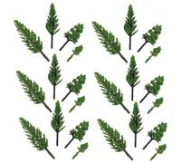 Mobestech 50 pezzi Alberi Modello Paesaggistico Miniature per Diorama e Architettura Pino e Pioppo per Scenari Ferroviari e Modelli Fai da Te Naturale Realistico Colore Colore Casuale