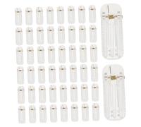 Mobestech 50 Pezzi Di Fermaglio Trasparente Per Base Per Clip Da Parrucchiere Fai Da Te Forcina Vuota Per Artigianato Fermagli Per Capelli Fai Da Te Accessori In Plastica Per Fermagli