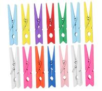 Mobestech 50 Pezzi Mollette in Colorate per Foto e Snack Clip Decorative Candy Color Scuola e Ufficio