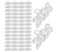 Mobestech 50pezzi Ciondolo Numero Anno di Laurea Ciondolo Nappa per Cappello Cappello di Laurea Ciondoli Nappa Decorativa Ciondoli per Realizzare Braccialetti Sigillo Anno per Laureati