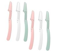 Mobestech 6 Pezzi Rifinitore Per Sopracciglia Pieghevole Lamette Viso Utensile Multifunzione Atrezzi Trimmer Da Donna Per Sopracciglia Tagliacapelli Uomo Plastica Mancare Forniture Trucco