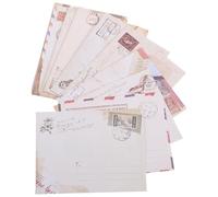 Mobestech 60 Buste Mini in Carta Retro Colore Assortito per Biglietti di Benedizione e Cartoline, Dimensioni Piccole per Matrimonio o Festa del Tè