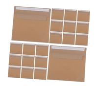 Mobestech 60 pezzi Buste Kraft Marrone Autosigillanti Buste in Carta Kraft per Inviti Matrimonio Lettere e Spedizioni Bulk per Ufficio e Uso Quotidiano