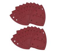 Mobestech 60 Pezzi Carta Abrasiva Triangolare per Levigatrice Mouse Grana Carta Levigante Metallo e Mobili con Supporto Hook And Loop per Lavori Dettagliati e Pulizia Efficienza
