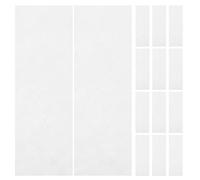 Mobestech 600pezzi Strisce di Cera in Mussola Non Tessuta per Viso e Corpo per Depilazione Casa Salone Formula Delicata per Sensibile