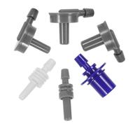Mobestech 6pezzi Adattatore Per Bracciale Di Misurazione Della Pressione Arteriosa Di Connettori Compatibili Facile Da Usare e Pulire Duraturo e Resistente All Usura