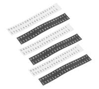 Mobestech 6pezzi Adesivi per Note Kalimba Adesivi per Pentagramma per Pianoforte Tasti Etichette per Principianti di Kalimba Supporto ad Alta Viscosità Facile Identificazione delle Note