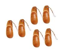 Mobestech 6pezzi Calzascarpe Legno Ergonomici Strumenti Pratici Per Indossare Scarpe Senza Sforzo Facili Da Maneggiare Per Tutti Tipi Di Scarpe