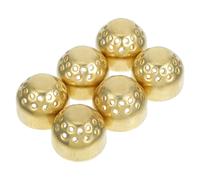 Mobestech 6pezzi Distributore Copertura Per Gas in Rame Compatibile Tipi Gas Per Migliorare La Distribuzione Della Fiamma e Ottimizzare Efficienza Cottura