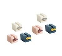 Mobestech 6pezzi Estrattore Di Dentifricio Plastica Per Bagno Squeezer Manuale Per Tubetti Bianco Rosa e Blu Scuro Soluzione Pratica Per Gli Sprechi e Ottimizzare Uso Di Pasta Dentifricia e