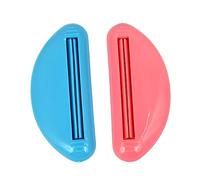 Mobestech 6pezzi Pz Kit Estrattore Manuale Per Dentifricio Squeezer Per Tubetti Creativo Accessori Per Bagno Blu e Rosso Colore Casuale