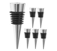 Mobestech 6pezzi Tappi Per Bottiglie Vino in Silicone Sigillanti Ermetici Per Conservare Vino Tappi Riutilizzabili Per Bottiglie Protezione Da Deterioramento Adatti Per Uso Casalingo e Bar