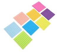 Mobestech 8 pezzi Blocchetti di Piccoli Foglietti Adesivi Fluorescenti Colori Memo Autoadesivi Pratici per Scuola Ufficio e Casa Tavolette Note Portatili per Promemoria e Appunti