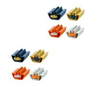 Mobestech 8pezzi Dispenser Manuale Per Dentifricio Clip Squeezer Per Prodotti Cosmetici e Design Antiscivolo Riduzione Degli Sprechi Uso Versatile Per Bagno e Cucina