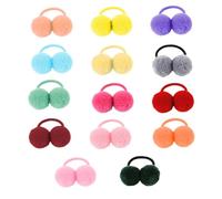 Mobestech Accessori Chioma per Ragazzo Ragazza Fasce per Chioma 14 Pezzi in Corda Elastica Pallina in Pile Soffice