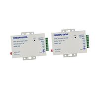 Mobestech Alimentatore 12V 3A Per Controllo Accessi Porta Con Protezione Sovraccarico Cortocircuito E Ritardo Regolabile 0-15S Compatibile Con Serrature Elettroniche E Sistemi Di Sicurezza