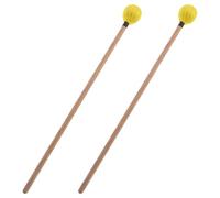 Mobestech Bacchette Morbide per Percussioni in Legno Filato Set da 1 Paio per Xilofono e Marimba Mazze Piccole Ergonomiche per Pratica Musicale e Performance dal Suono Caldo