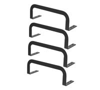 Mobestech Barra Fissaggio Antiscivolo per in Metallo Set 4 Pezzi Resistente per Letti Stabilizzatore per per Evitare Scivolamenti Durante