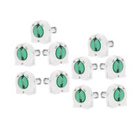 Mobestech Base Portalampada per Tubi LED Non Derivati 10 Pezzi in Abs Bianco Resistente per Lampade Fluorescenti Uso Commerciale e Domestico