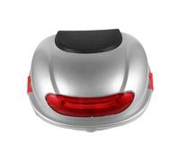 Mobestech Bauletto per Moto Grande Capacità, Box Portabagagli Posteriore in Materiale Resistente, Deposito per Scooter e Ciclomotori, Base e Kit di Fissaggio, per Viaggi e Trasporto Attrezzi