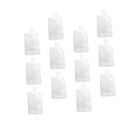 Mobestech Borsa da Viaggio Salvaspazio per Shampoo e Lozione 12 Pezzi Sacchetti Comprimibili Traslucidi Anti-perdita per Cosmetici da Viaggio e Cura della Pelle