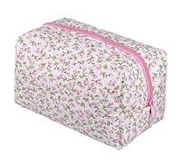 Mobestech Borsa Per Trucco in Cerniera Organizer Per Cosmetici Sottile e Portatile Per Viaggio e Ritocchi Rapidi Contiene Anche Porta Assorbenti e Articoli Da Toeletta