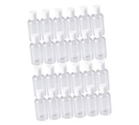 Mobestech Bottiglie Ricaricabili per Shampoo e Lozione 24 Pezzi da 80 Ml Set da Viaggio Leggero e Resistente per Corpo e Viso Adatto a Sport e Trasferte