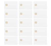 Mobestech Carte Bianche con Chip Ic At24C16 16K Memoria Set da 15 Pezzi per Sistemi di Controllo Accessi Tessere in PVC Resistenti a Schizzi e Sporco Adatte per Parcheggi Intelligenti e