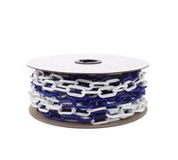 Mobestech Catena di Sicurezza in Plastica Leggera per Cono Stradale Installazione Facile e Rapido Dispiegamento per Emergenze e Divisione Aree Pubbliche