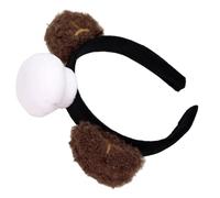 Mobestech Cerchietto Orecchie d Orso e Cappello da Chef Accessori Cosplay Carini Cerchietto per Feste e Uso Quotidiano Realizzato in Materiale Morbido e Durevole