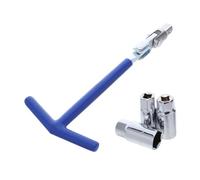 Mobestech Chiave T per Candele con Bussole Antiscivolo Impugnatura Compatta per Auto Rasaerba Utensile Portatile per Rimozione e Installazione Precisa