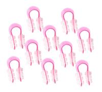 Mobestech Clip per Sollevamento del Naso in Silicone 10 Pezzi Modellatore per Lifting del Naso Pinzette Nasali Pratiche Sottile Adatto a Ragazze per Uso Quotidiano