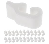Mobestech Connettori per recinto piccoli animali 48 pezzi - Pannello modulare in plastica bianco con sicurezza rinforzata per installazione armadio